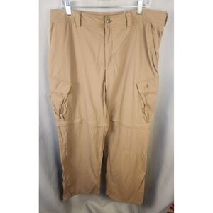 Under Armour 38x32 Brown Ripstop 1205777 Hunt Fish Convertible Mens Cargo Pants